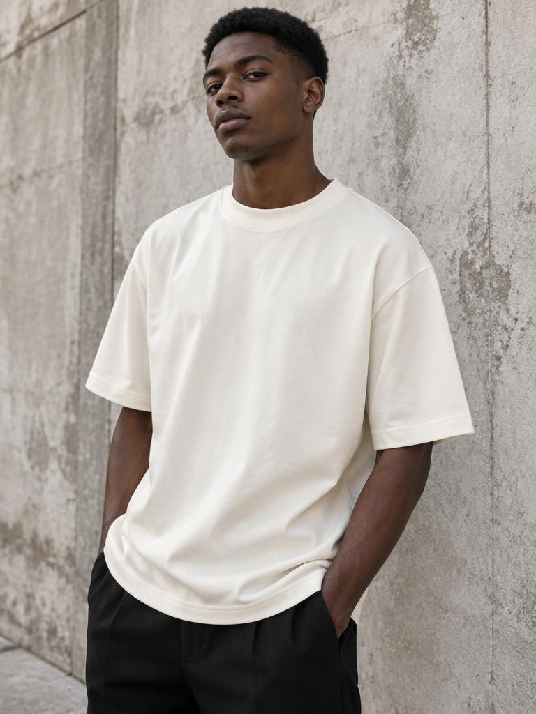 Caimento oversized da camiseta RICO016